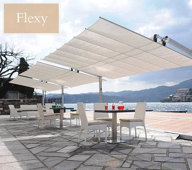FIM Flexy Commercial Dual-Post Shade System