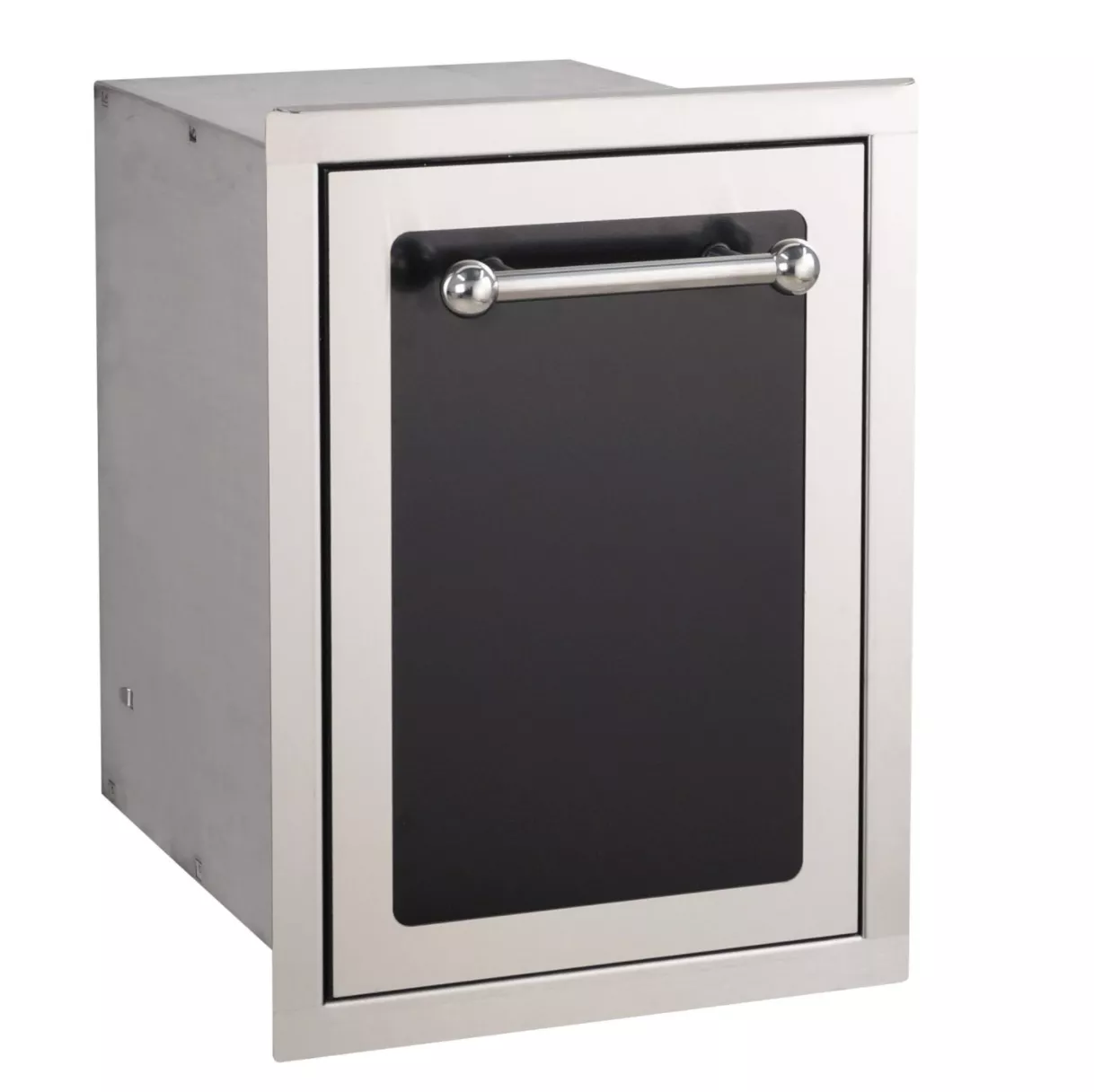 Fire Magic Premium Flush 14-Inch Trash Cabinet – Black Diamond Series