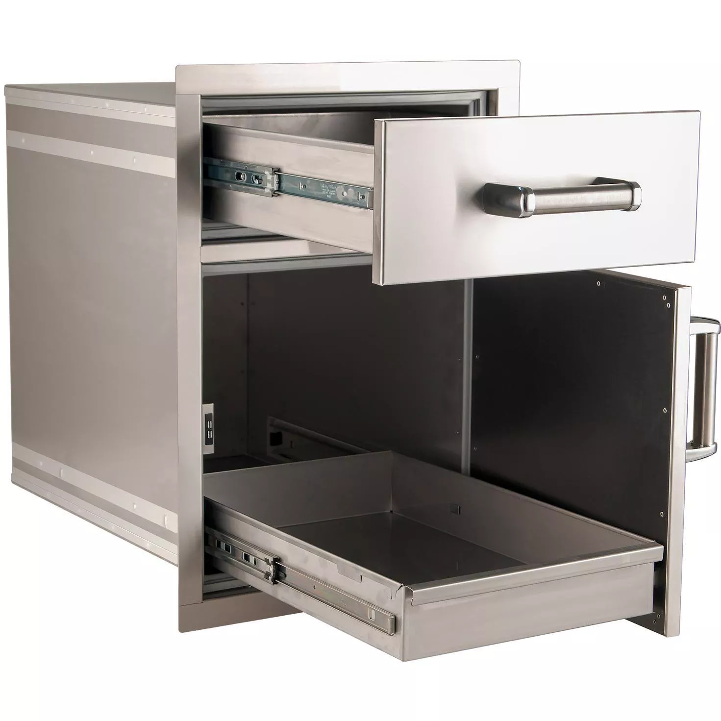 Fire Magic Premium Flush 17-Inch Pantry Access Door and Drawer Combo