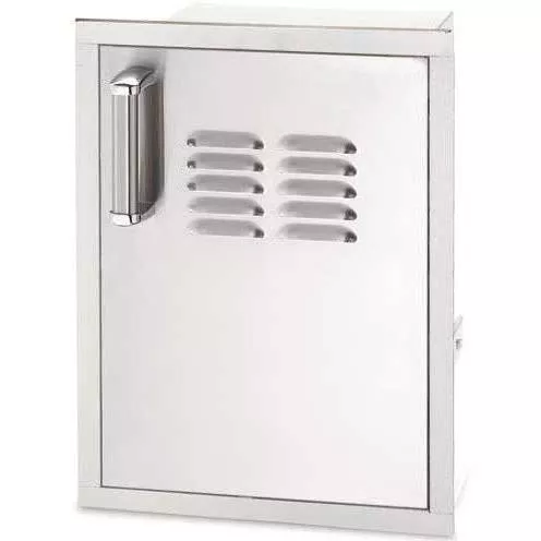 Fire Magic Premium Flush 21-Inch Single Access Door With Propane Tank Storage and Louvers