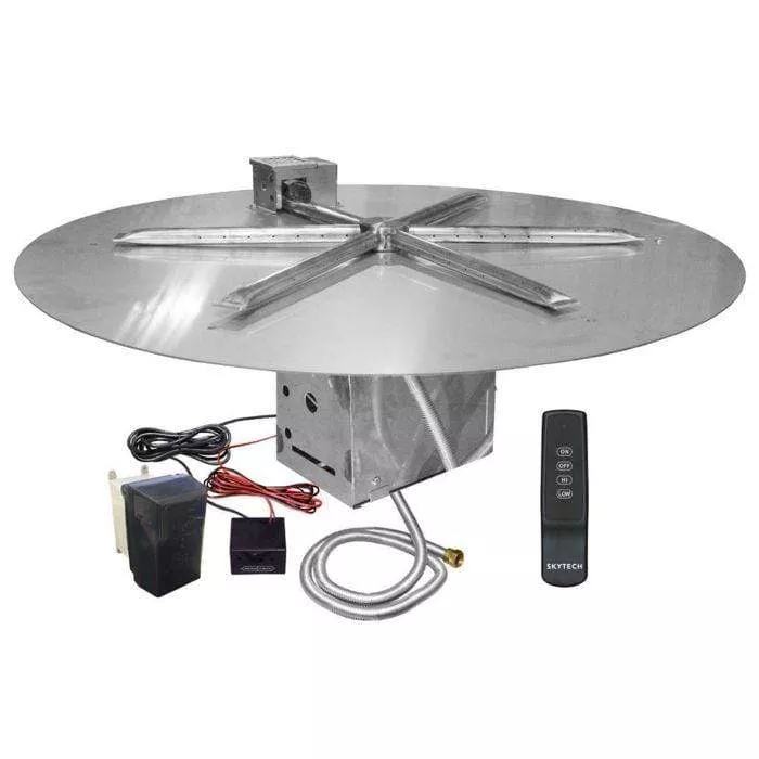 Firegear 34" Round Disk Gas Fire Pit Insert FPB-34DBSTFS
