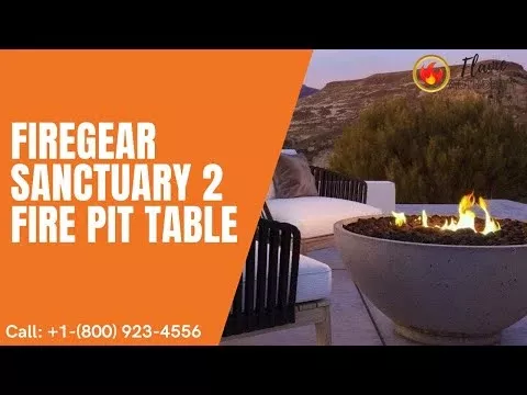 Firegear Sanctuary 2 Fire Pit Table SAN2-34DBSTMSI-N