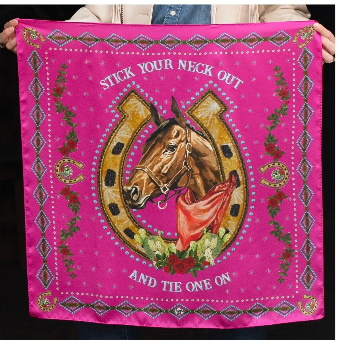 Hold Your Horses Fringe Scarf