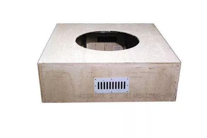 HPC Fire 45" Unfinished Square Fire Pit Enclosures FPE45-SQUARE