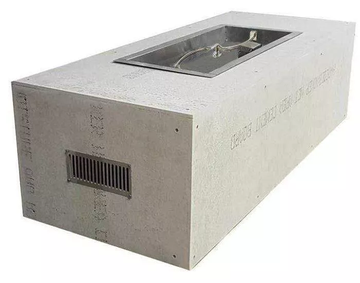 HPC Fire 60 x 24" Unfinished Fire Pit Enclosure U60X24-SFIRECEK