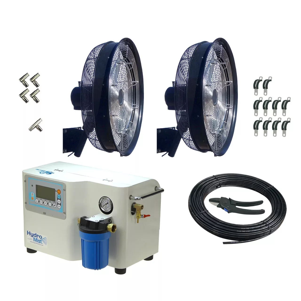 Hydromist: 24" 2 Fan Misting System