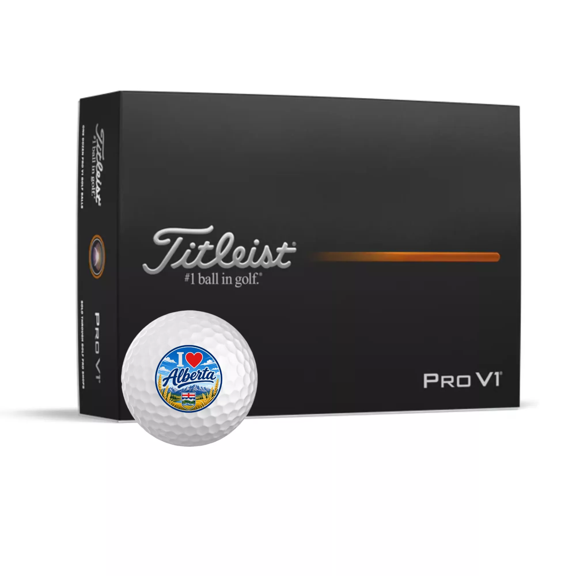 I Love Alberta Golf Balls