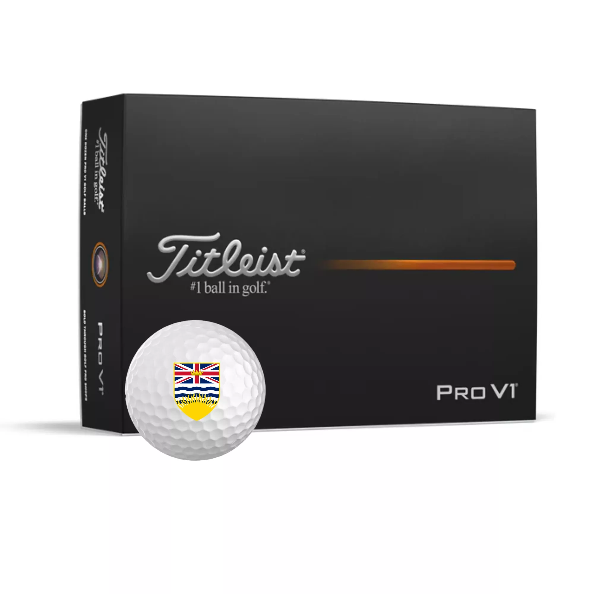 I Love British Columbia Golf Balls