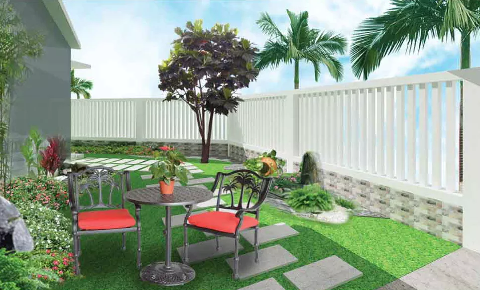 KB Palm Tree Dining SET-30" Round Table, Arm Chairs - LD9021-1 + LD1031PD-30