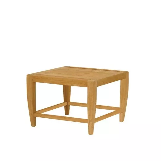 Kingsley Bate Amalfi 21.5-Inch Square Teak Side Table