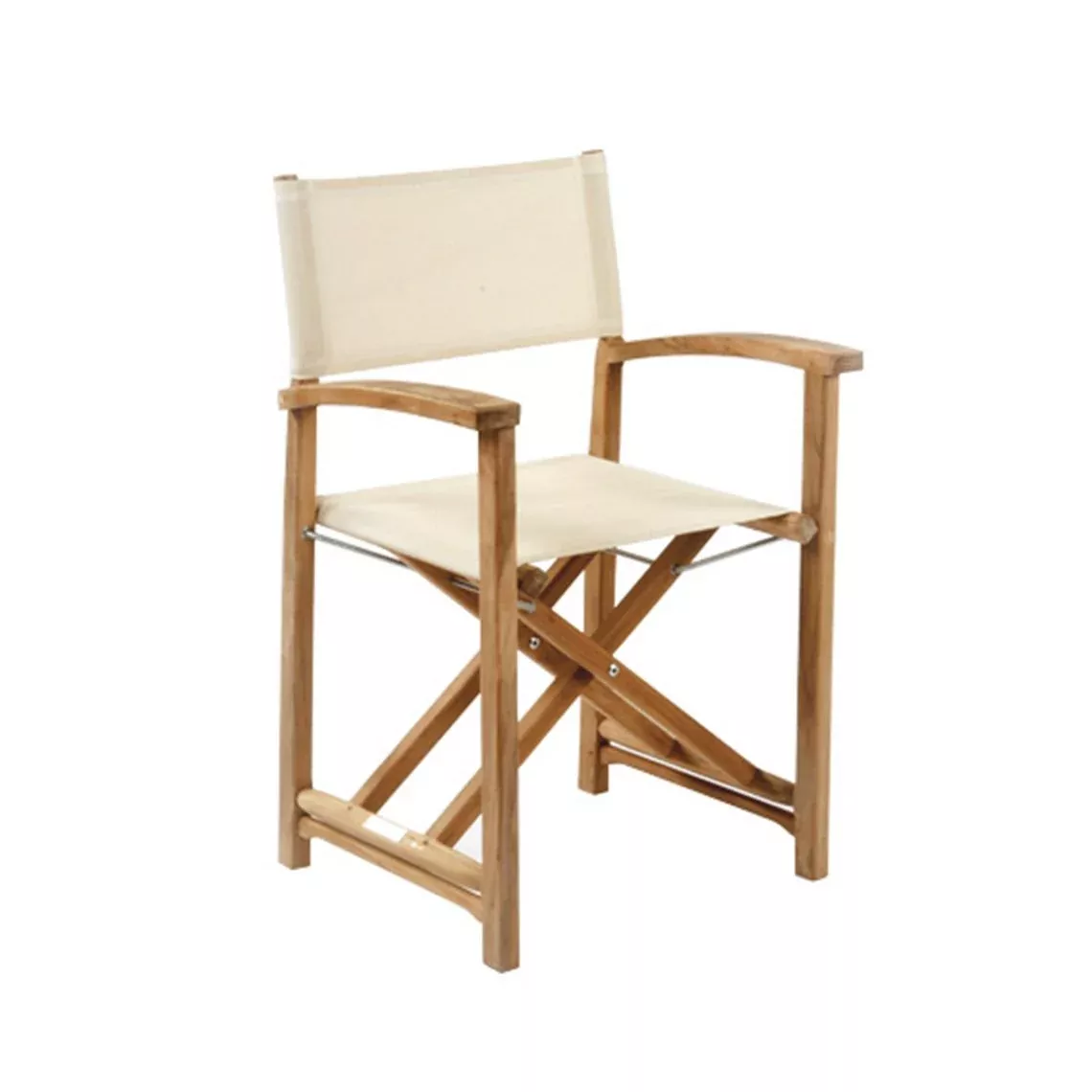 Kingsley Bate Capri Teak and Sling Folding Director’s Chair