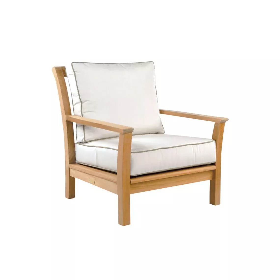 Kingsley Bate Chelsea Solid Teak Deep Seating Lounge Chair
