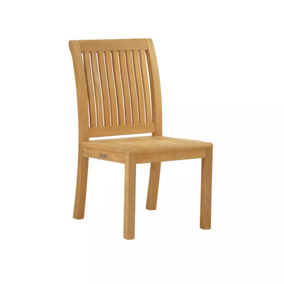 Kingsley Bate Chelsea Solid Teak Dining Side Chair with Optional Cushion Selection