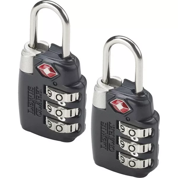 LEWIS N. CLARK TSA COMBO LOCK 2PK