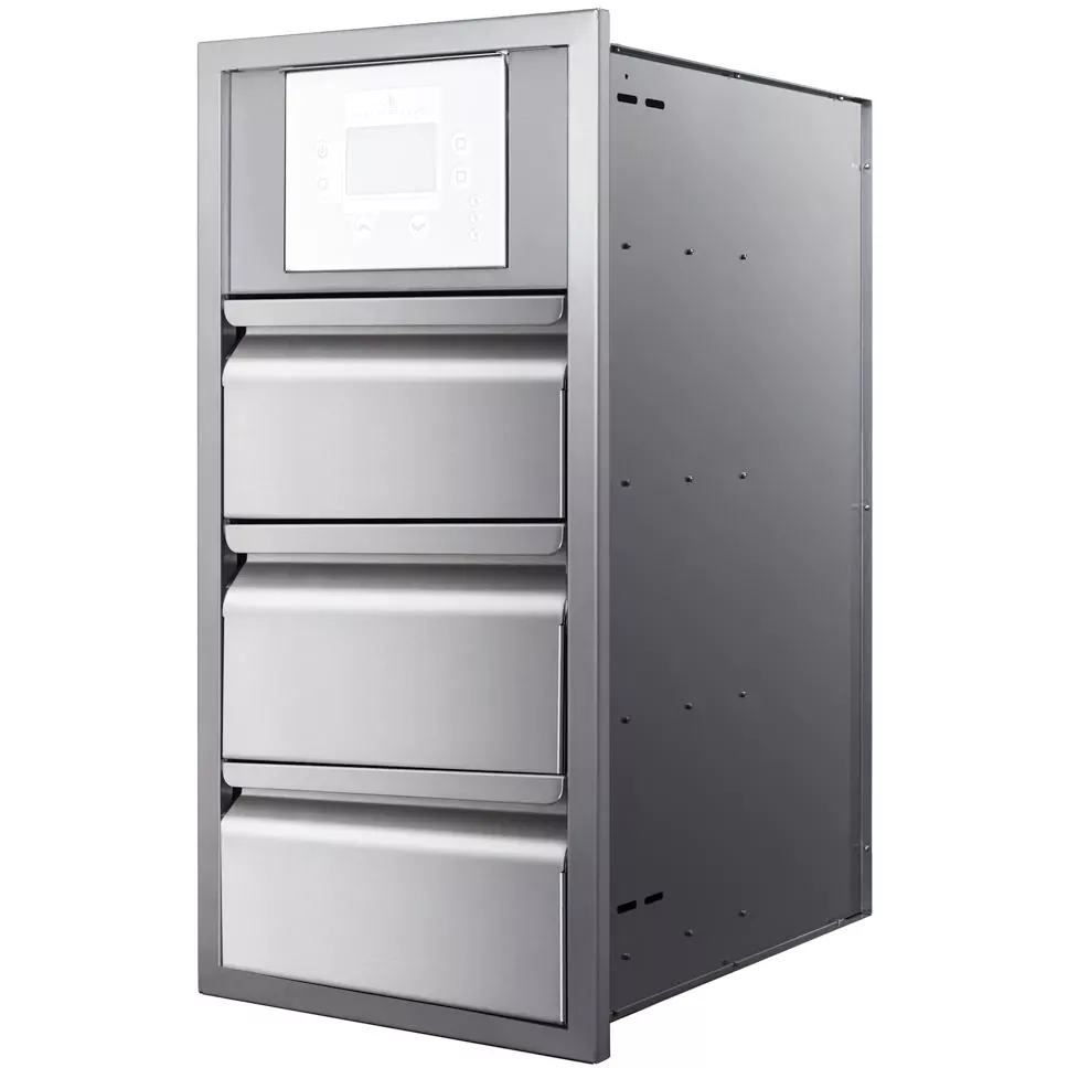 Memphis Grills 15-Inch Triple Access Drawer W/ Grill Controller Mount And Soft Close - VGC15DBC3