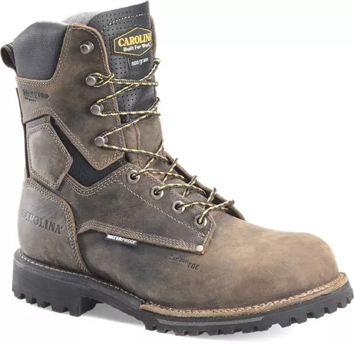 Men's Carolina 8" Soft Toe Waterproof Insulated Pitstop CA8034