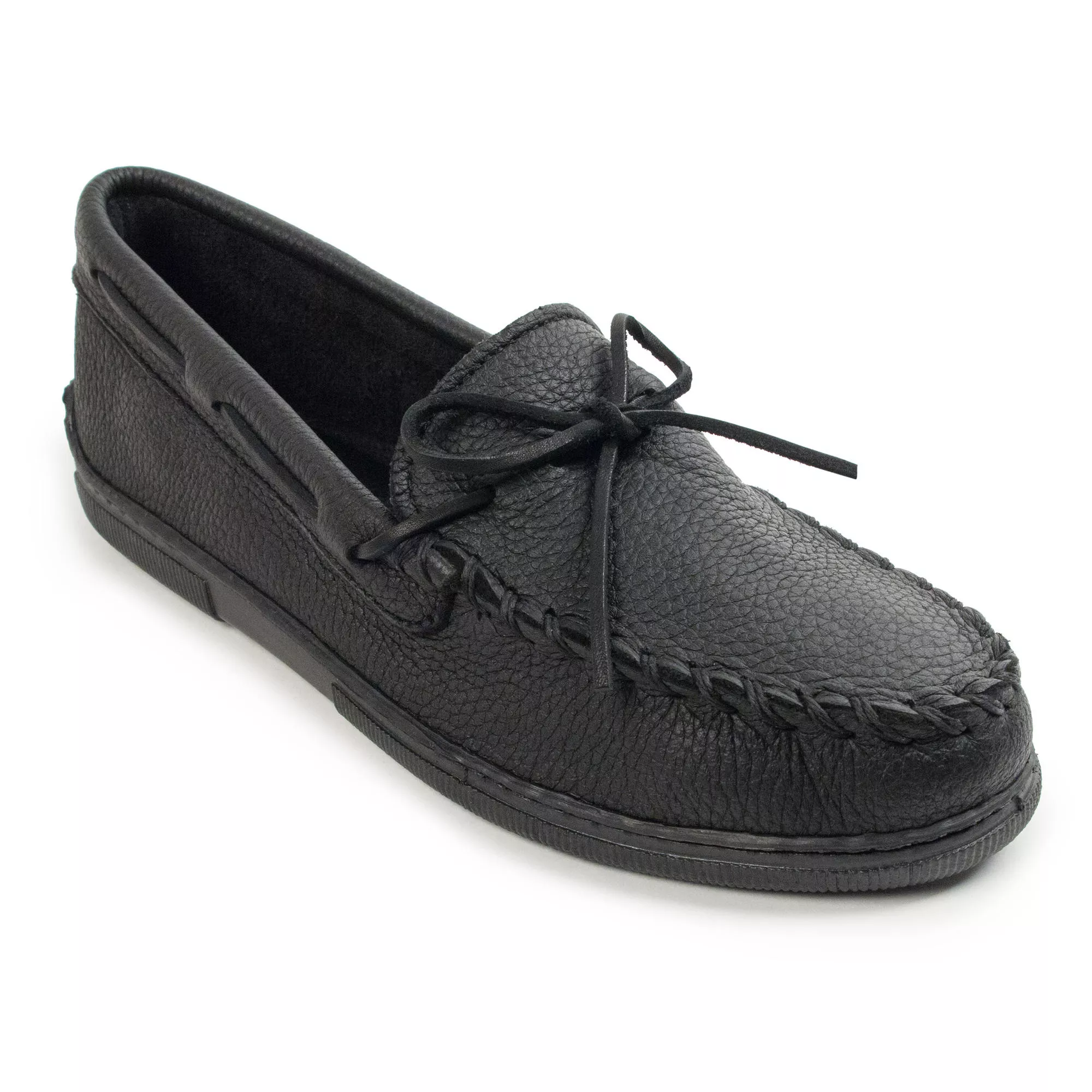 Men's Minnetonka Moosehide Classic Black 899