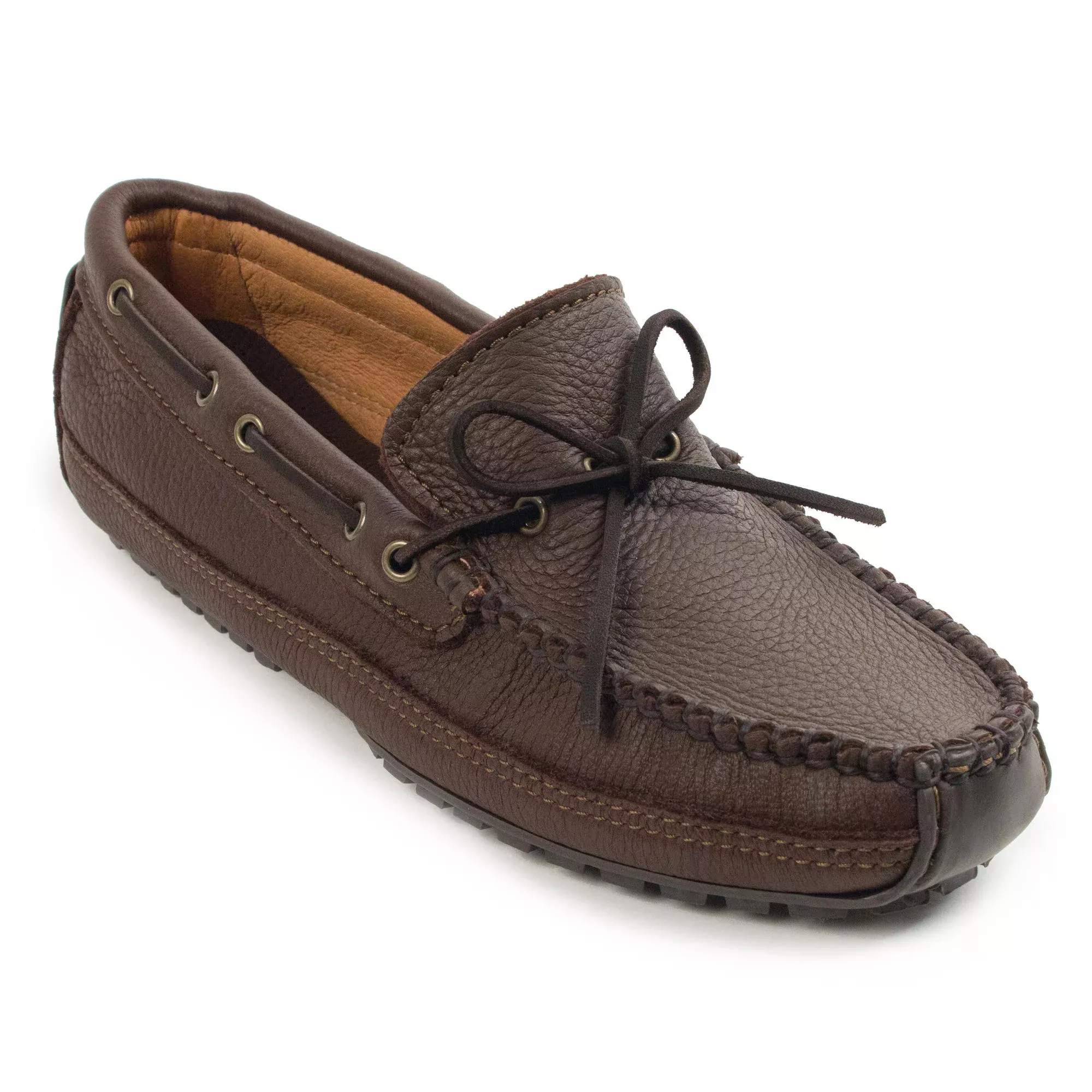 Men's Minnetonka Moosehide Weekender Chocolate 752