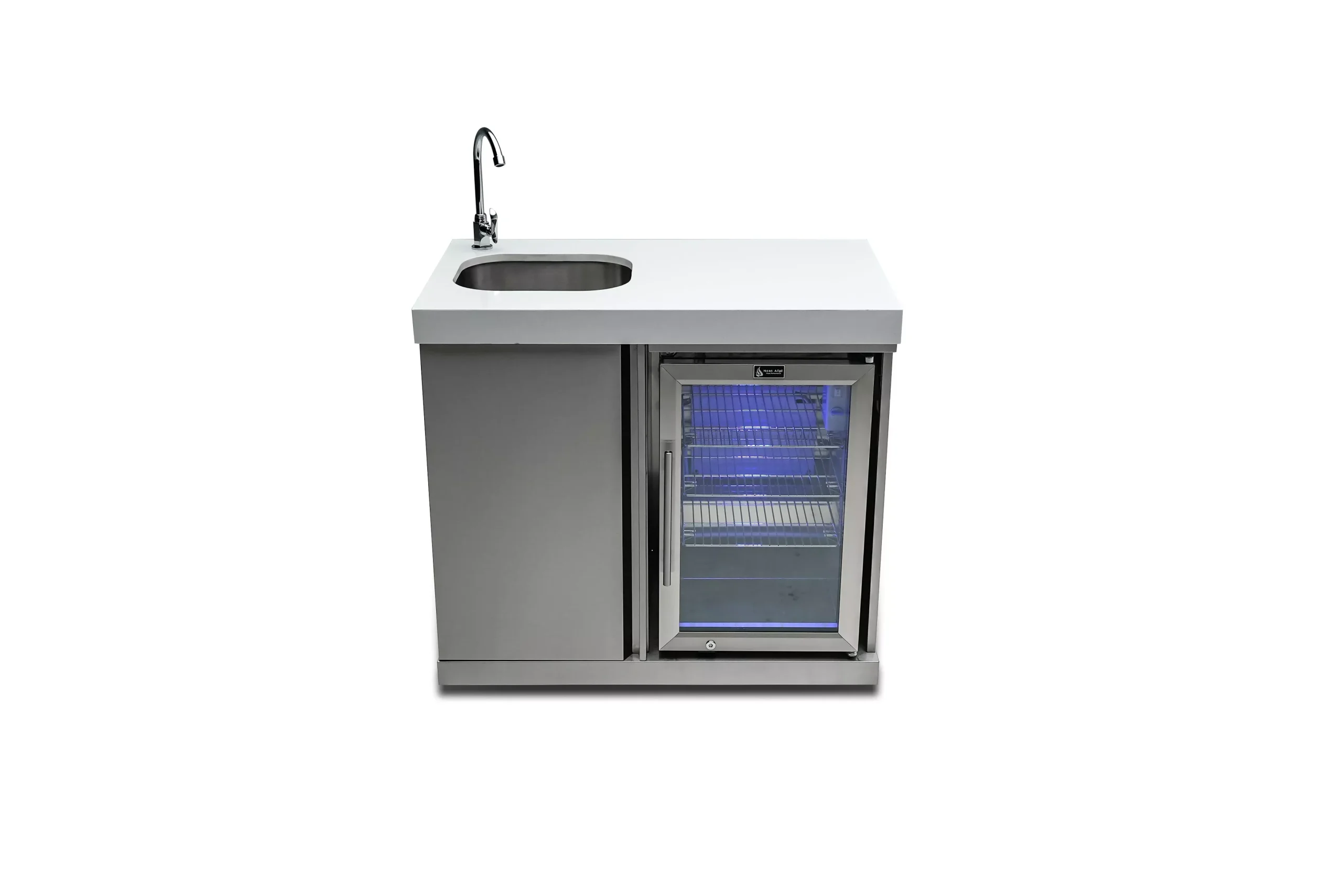 Mont Alpi 38-Inch Stainless Beverage & Prep Center