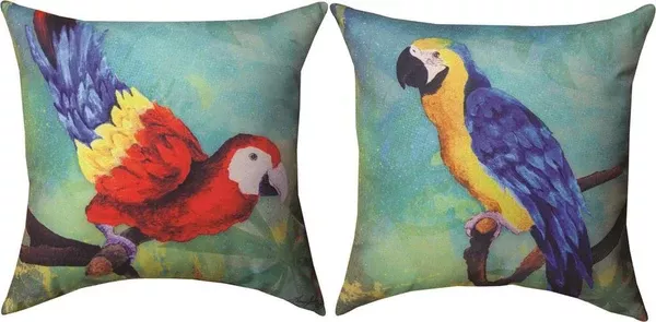 MWW Pineapple And Parrot Pillow