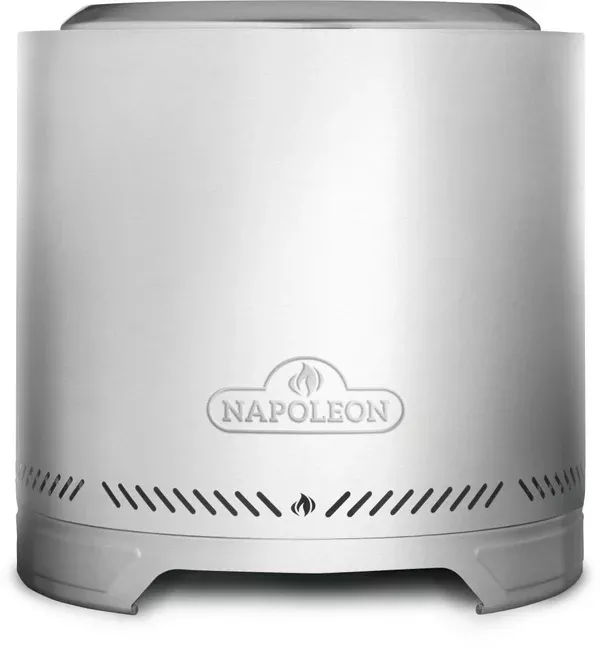 Napoleon TIMBERWOLF Smokeless Wood Fire Pit, Medium (18"), Stainless Steel