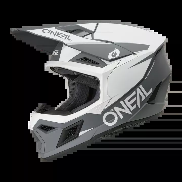 O'Neal 3 SRS Helmet Solid White/Black