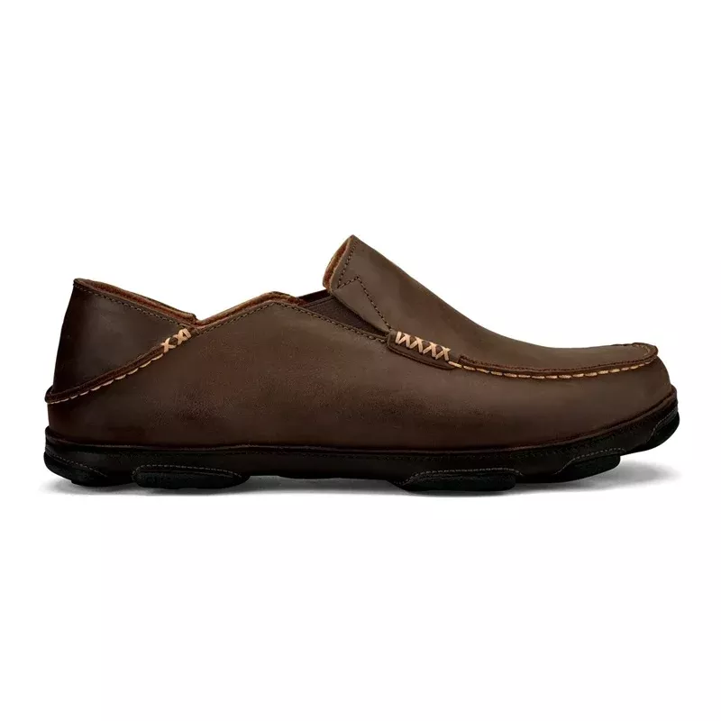 Olukai Moloa Dark Wood Java Slip On