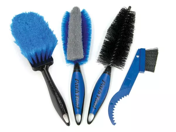 Park Tool BCB-4.2 Bike Cleaning Brush Set – 4-Piece Kit for Drivetrain & Frame