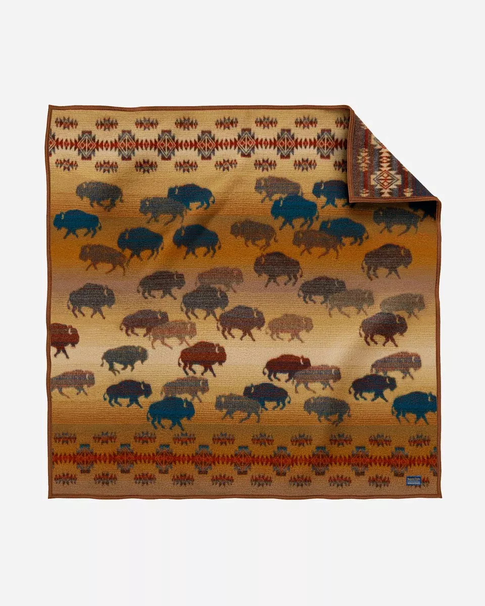 Pendleton Prairie Rush Hour Napped Throw Blanket