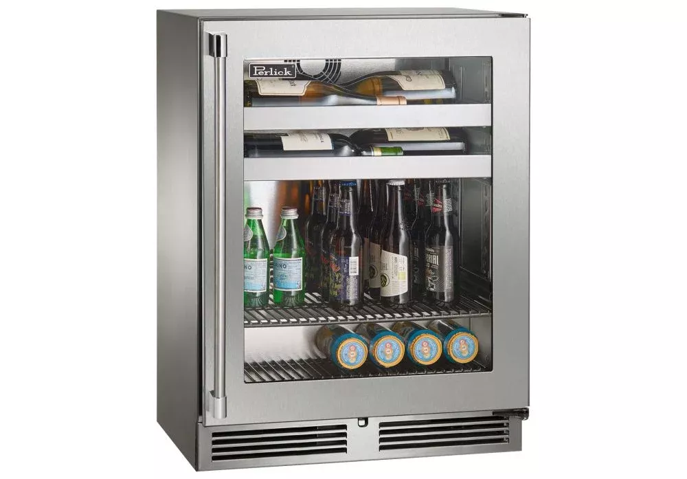 Perlick HH24BO 24-Inch Signature Series 18-Inch-Deep ADA Outdoor Beverage Center with Lock