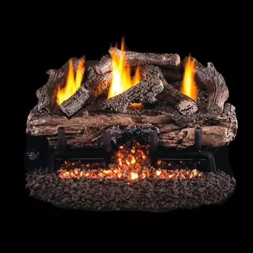 Peterson Gas Logs Charred Aged Split Vf Logs Only 16/18 - CHAS1618