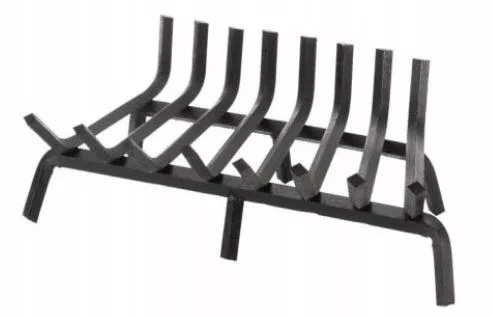 Pilgrim Matte Black Zero Clearance F-Series Fireplace Grate