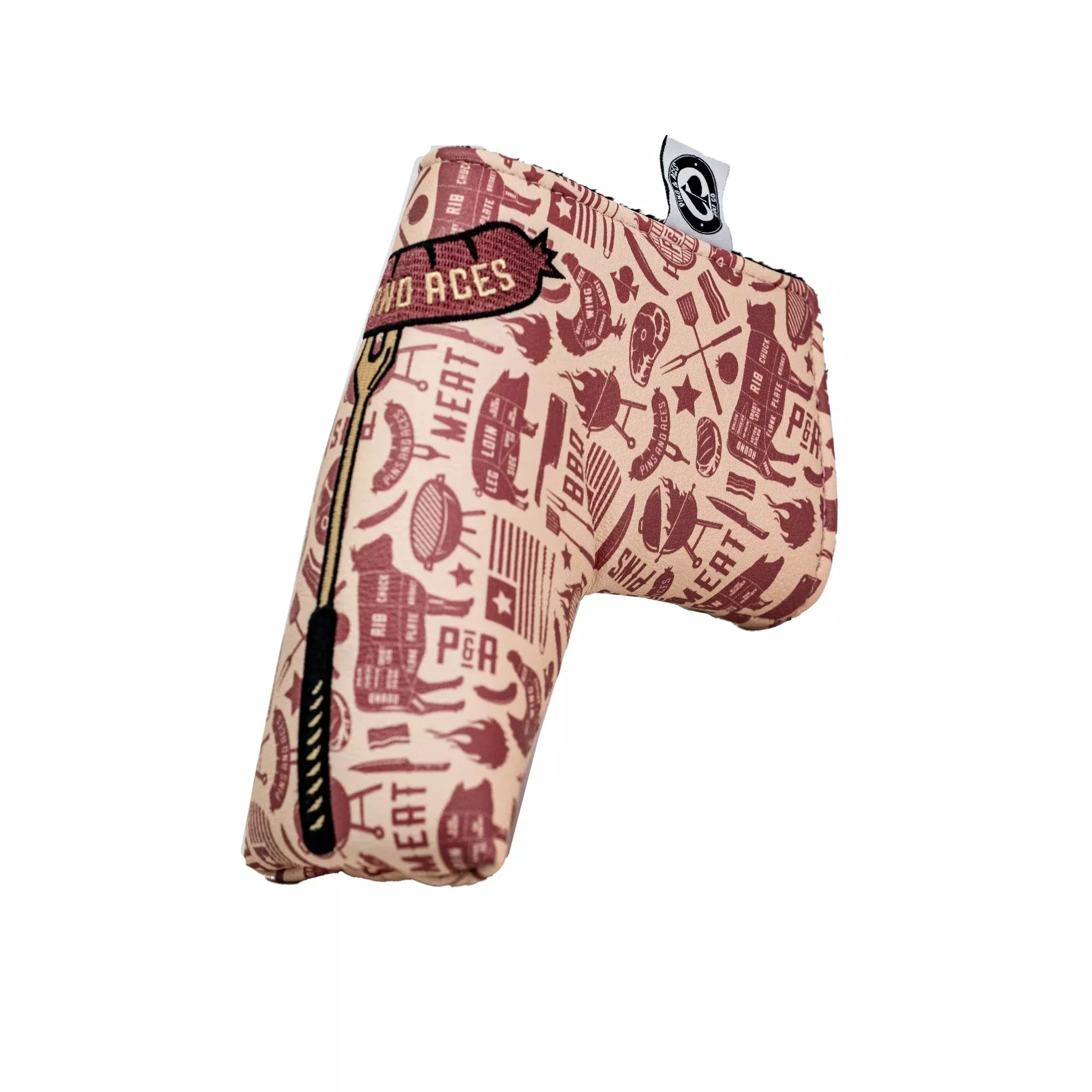 Pins And Aces Golf BBQ Links Blade Putter Cover