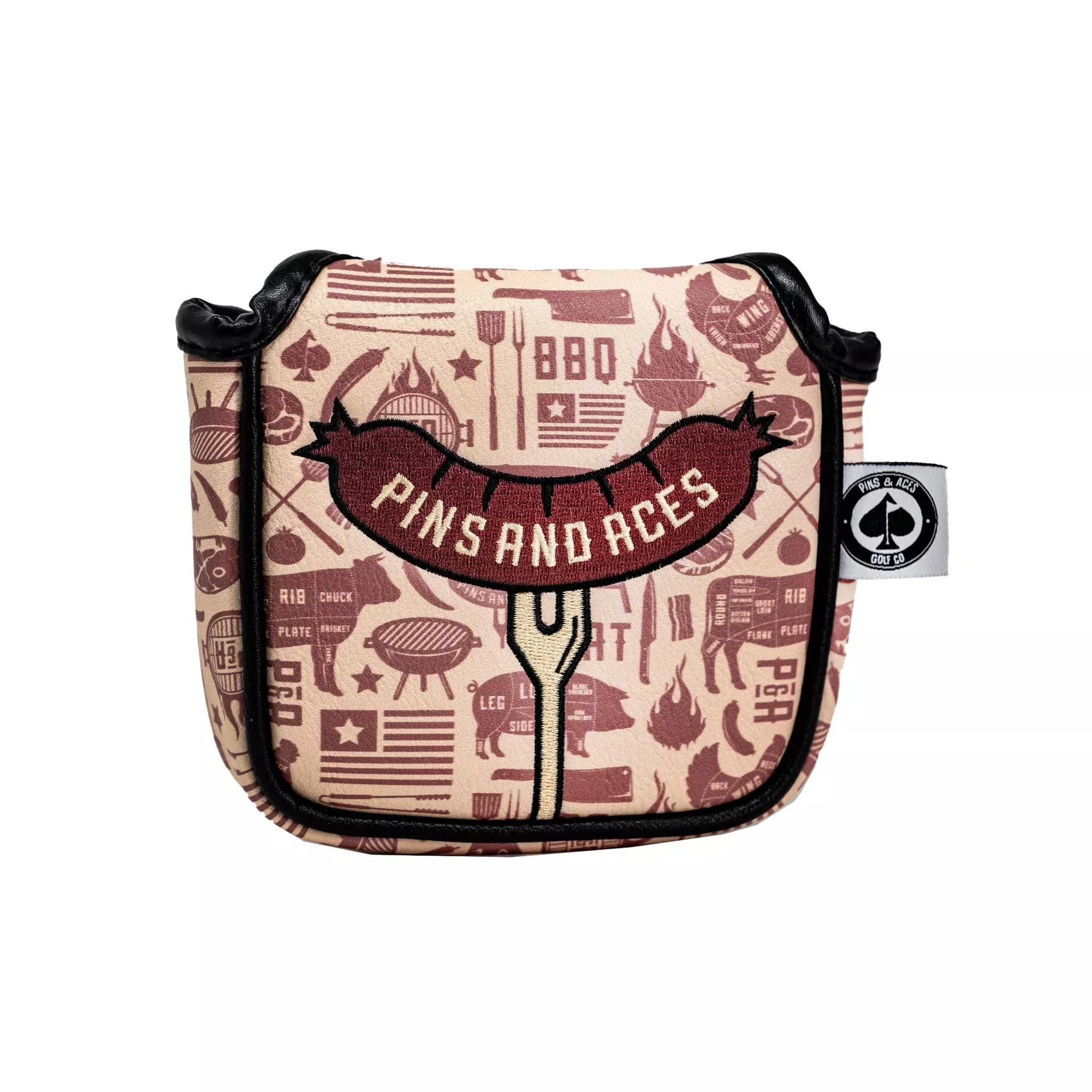 Pins And Aces Golf BBQ Links Mallet Cover