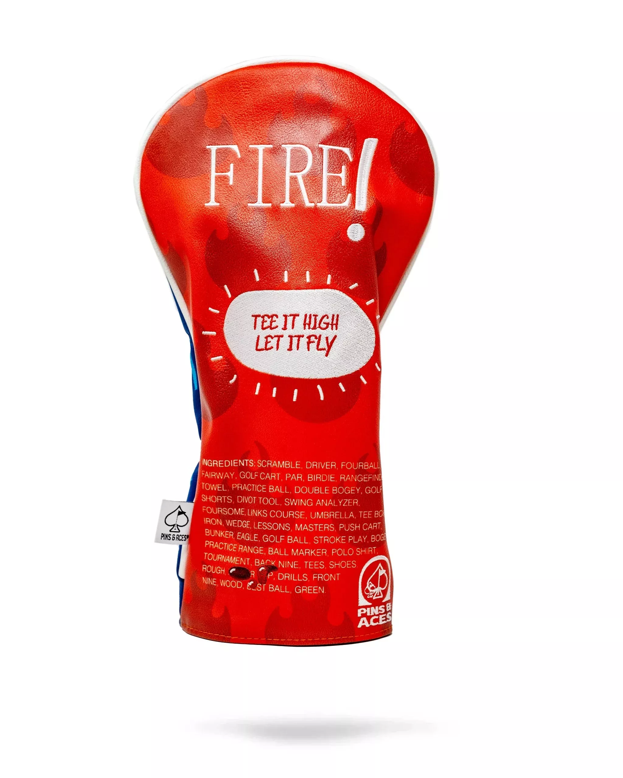 Pins And Aces Golf Fire Sauce - Driver Cover