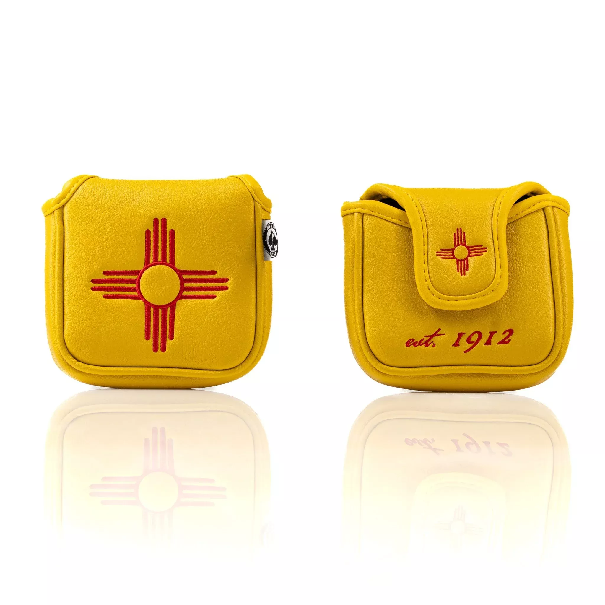 Pins And Aces Golf New Mexico State Flag - Mallet Putter Cover