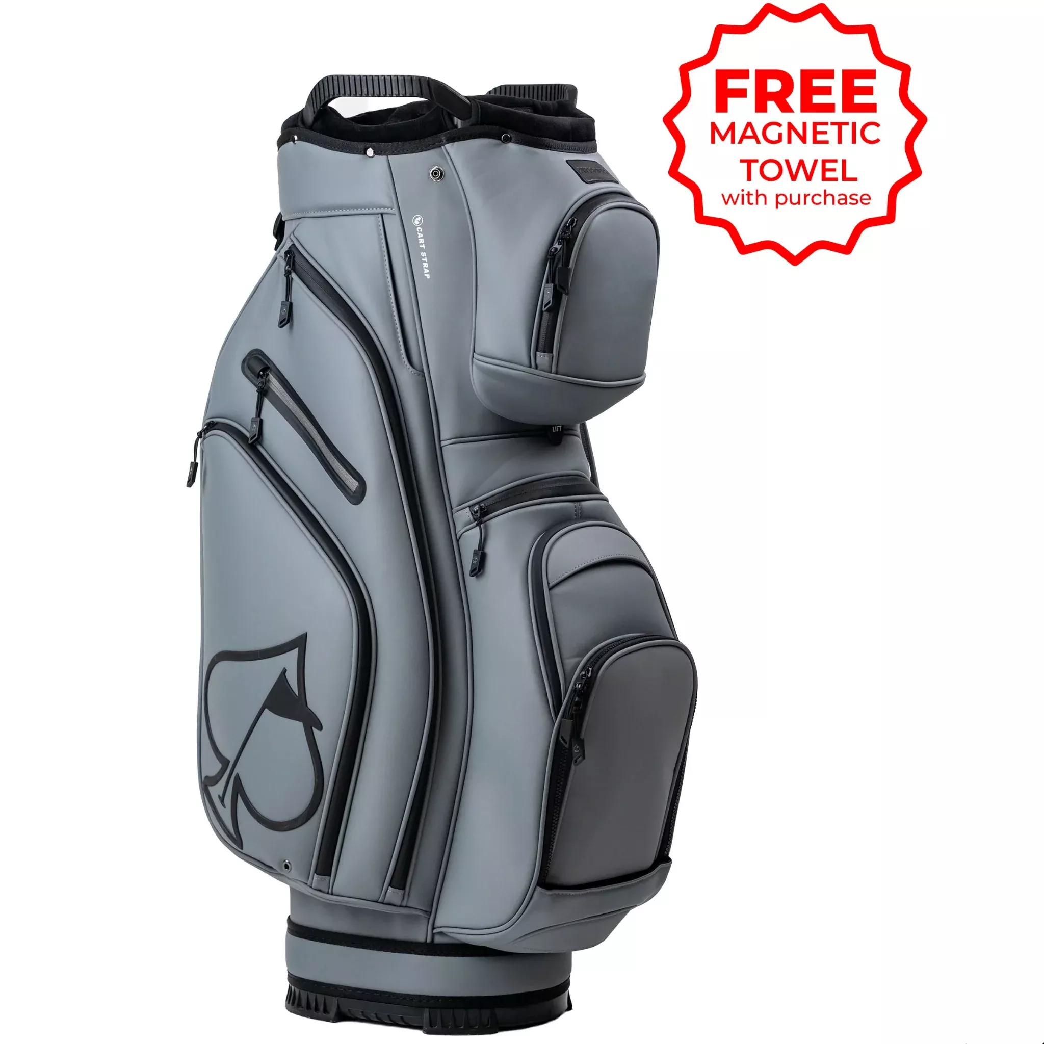 Pins And Aces Golf Player Preferred™ Cart Bag - Flat Ash