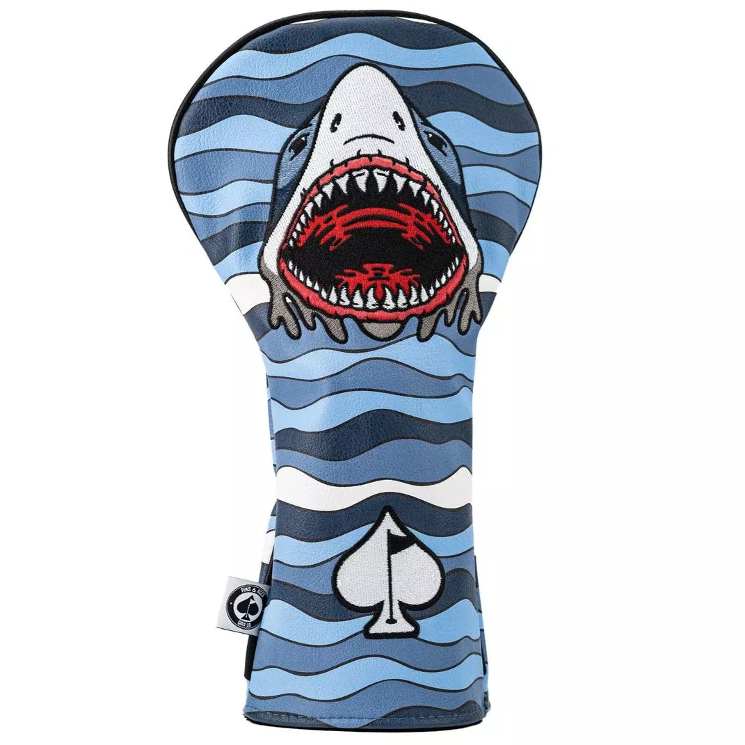 Pins And Aces Golf Shark Attack Driver Cover