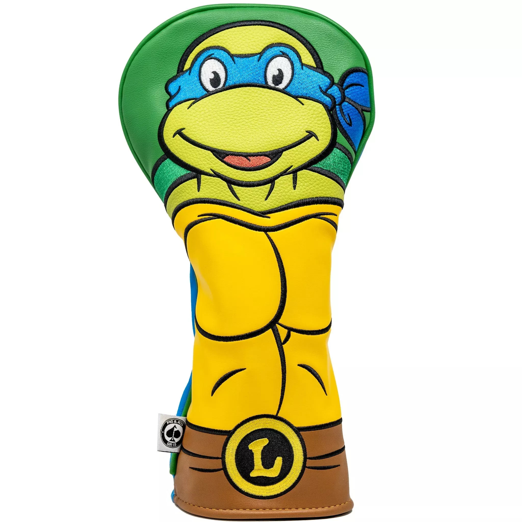 Pins And Aces Golf TMNT - Leonardo Driver Cover