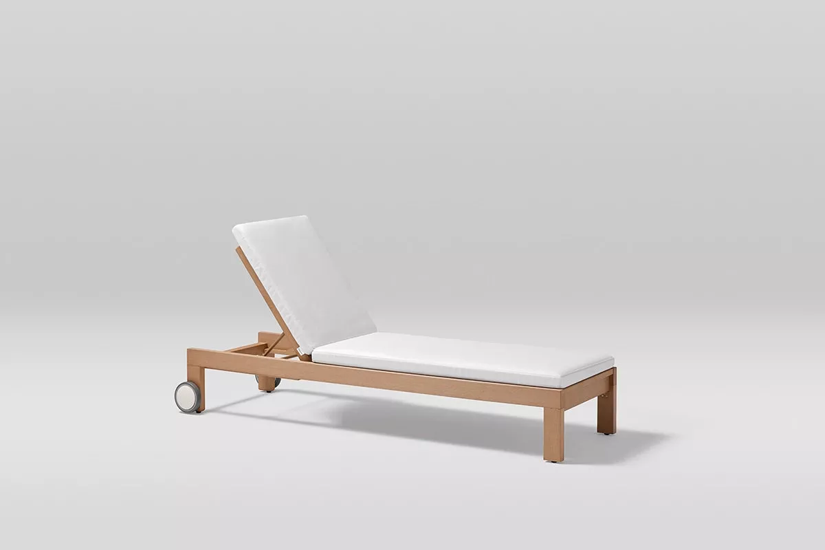 Point Kahn Cushioned Reclining Outdoor Chaise