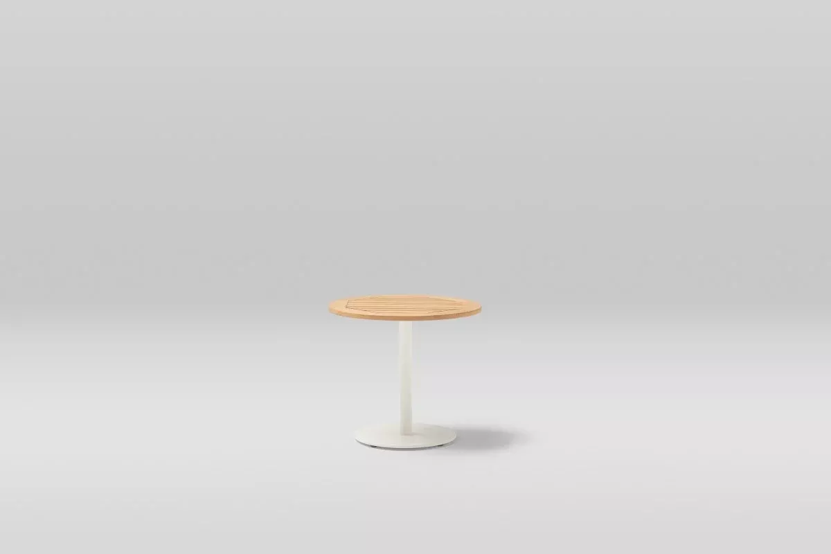 Point Lis 24-Inch Round Outdoor Side Table – 21-Inch High