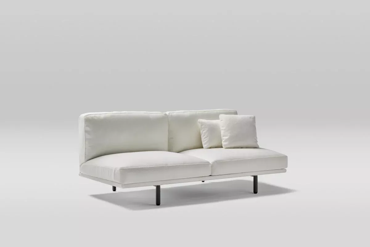 Point Long Island Armless 2-Seater Outdoor Sofa Module