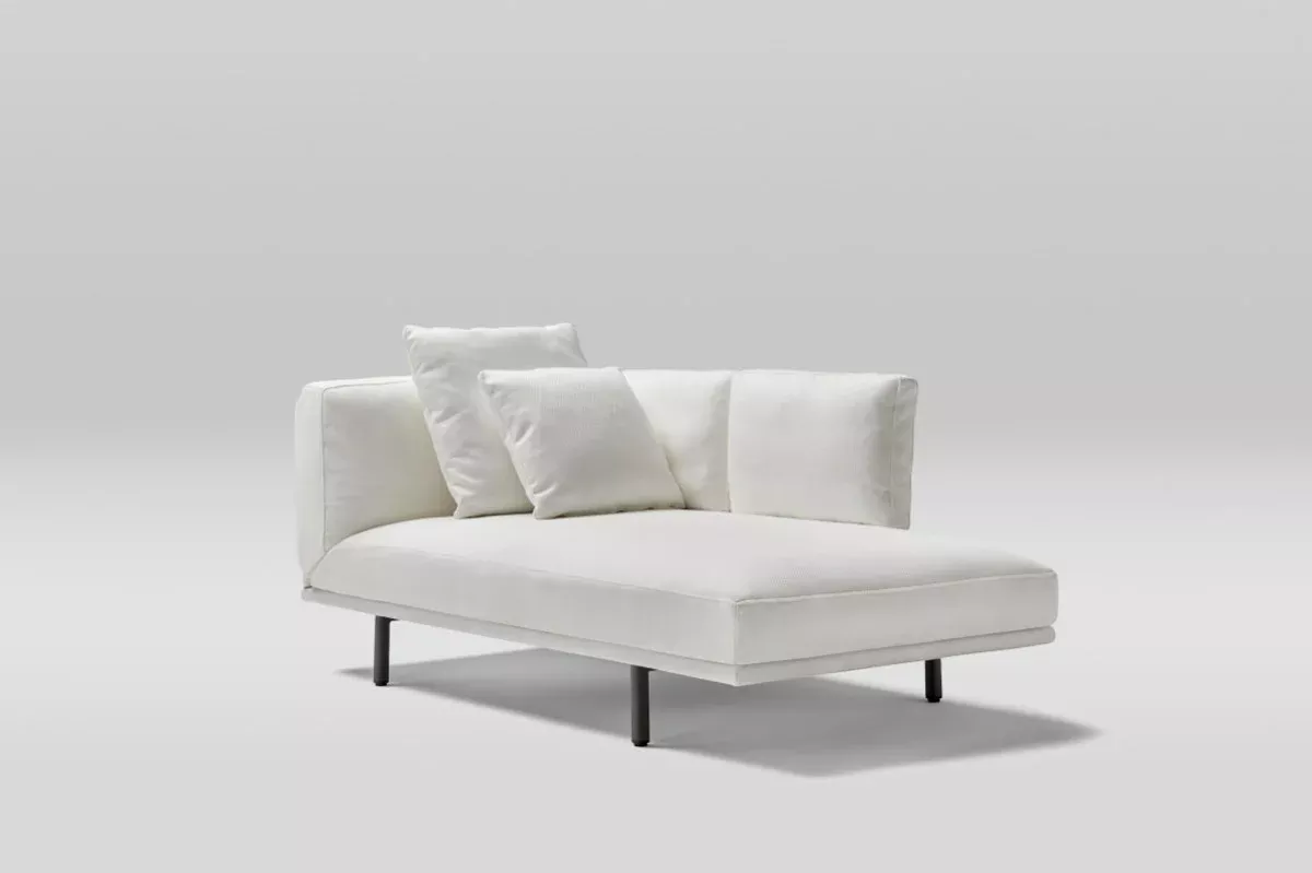 Point Long Island Left-Arm Outdoor Chaise