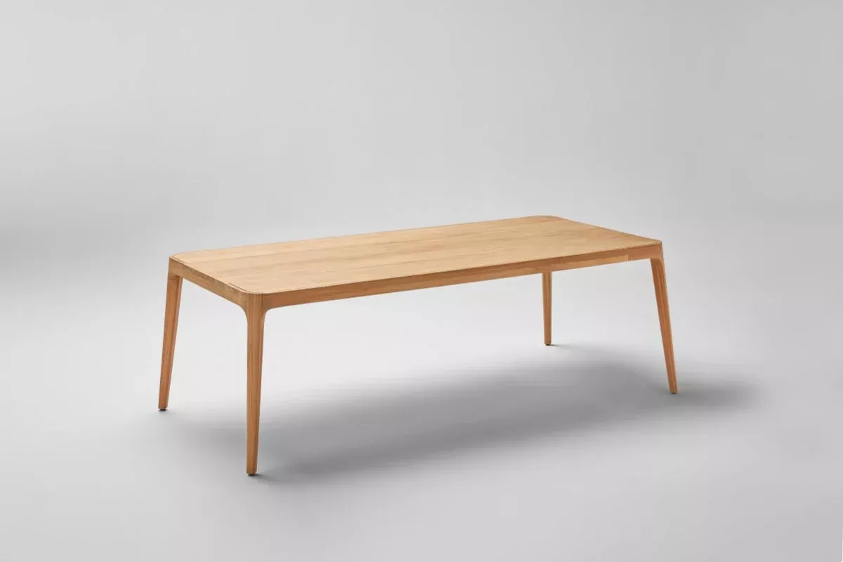 Point Paralel 226 x 107 cm Teak Dining Table
