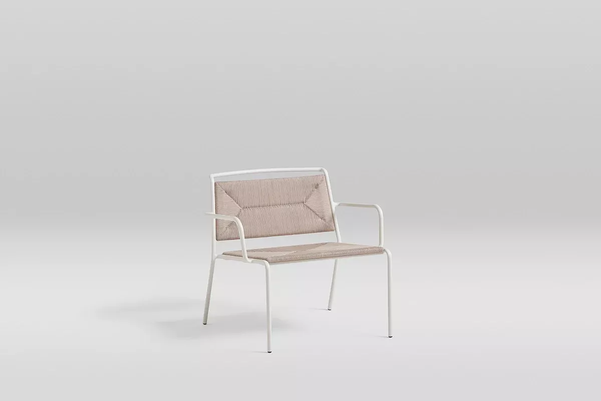 Point Summer Stackable Rope Club Lounge Chair