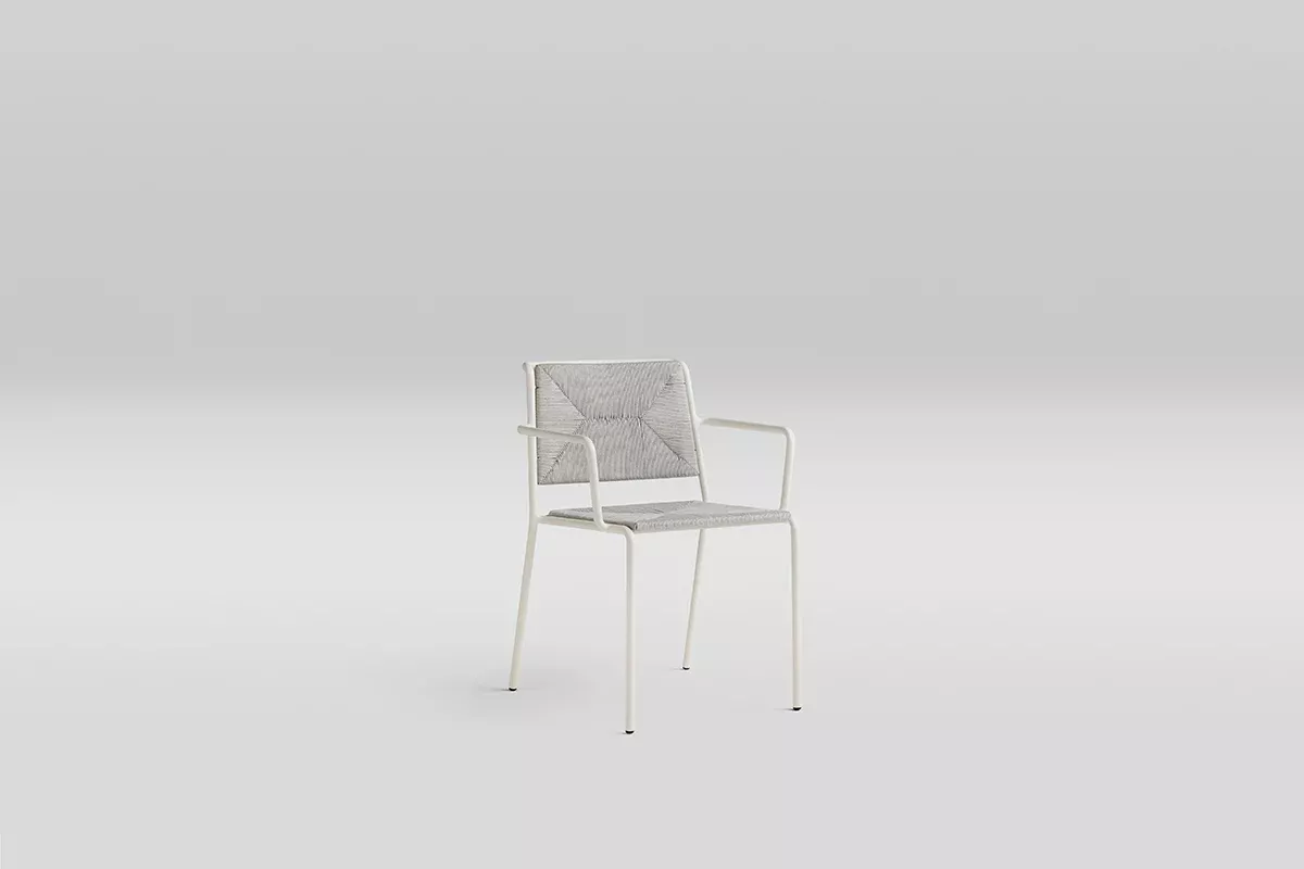 Point Summer Stackable Rope Dining Armchair