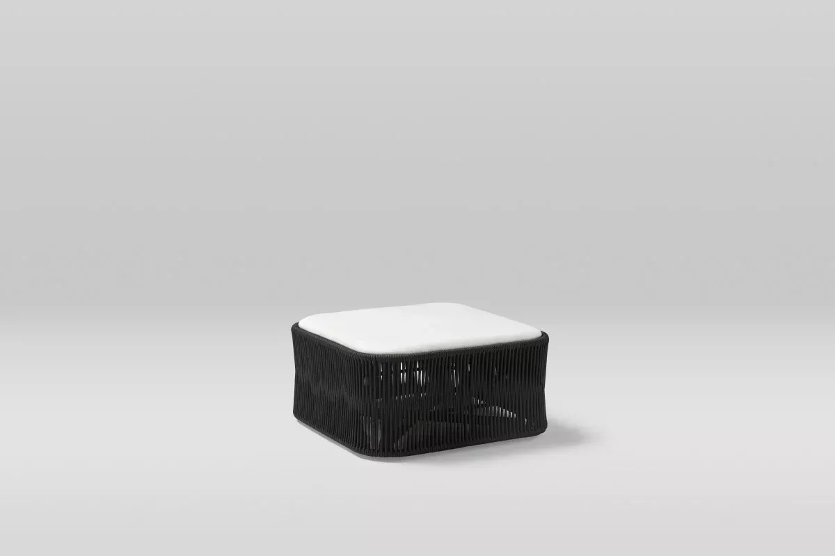 Point Weave 79.5 cm Square Outdoor Ottoman