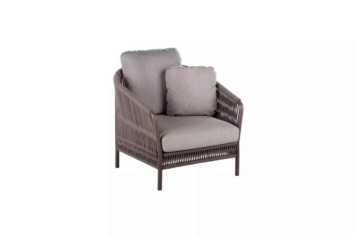 Point Weave Outdoor Lounge Armchair