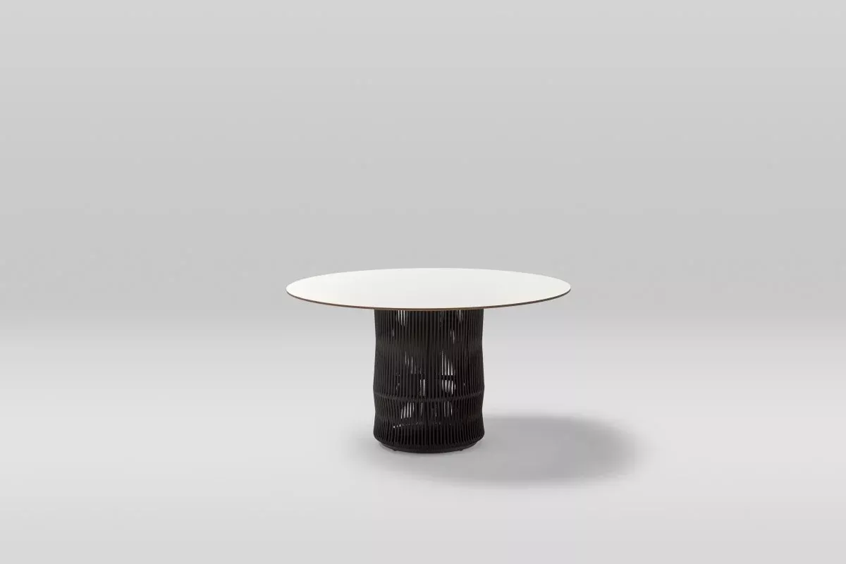 Point Weave Round 120 cm Outdoor Dining Table