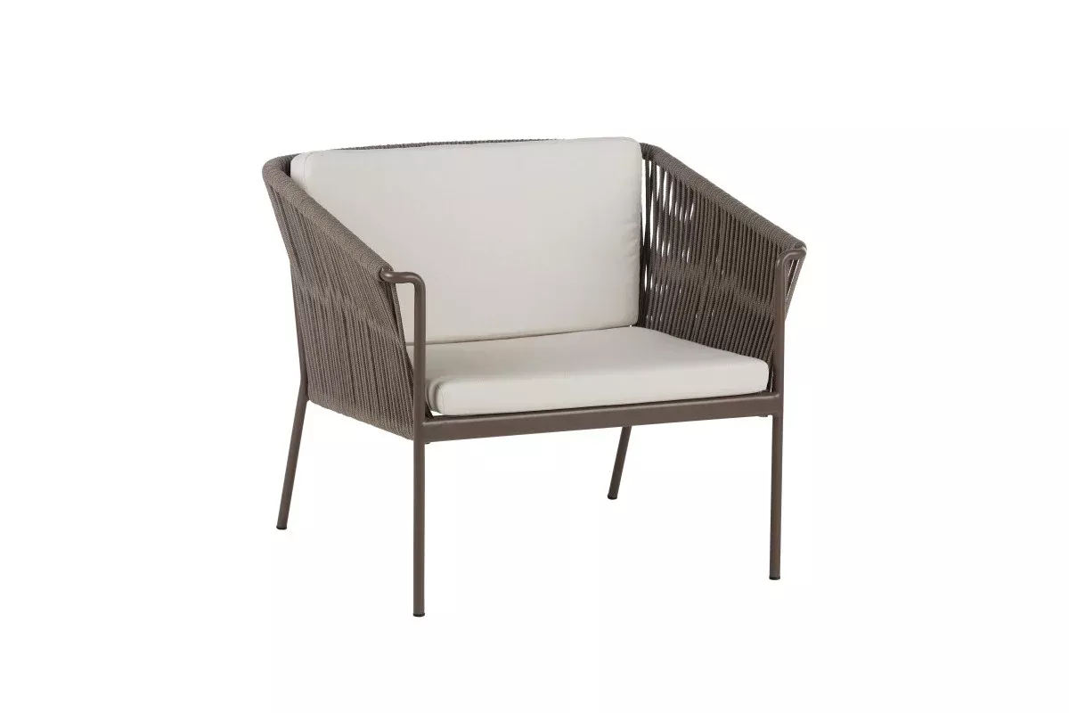 Point Weave Small Outdoor Lounge Chair